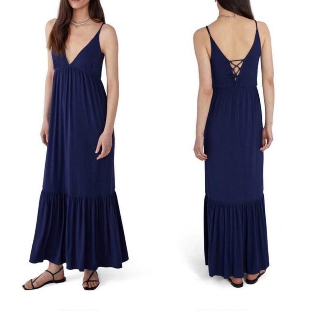 FAVORITE DAUGHTER Women's The Weekend Dress In Navy Size XL NWT